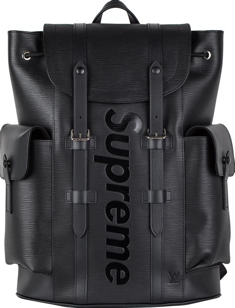 supreme louis vuitton wallet black|louis vuitton supreme black backpack.